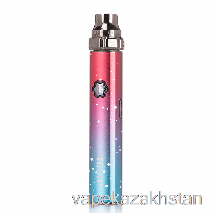 Vape Disposable DAZZLEAF SQUARii Top Twist 510 Battery Coral Pink / Blue Splatter